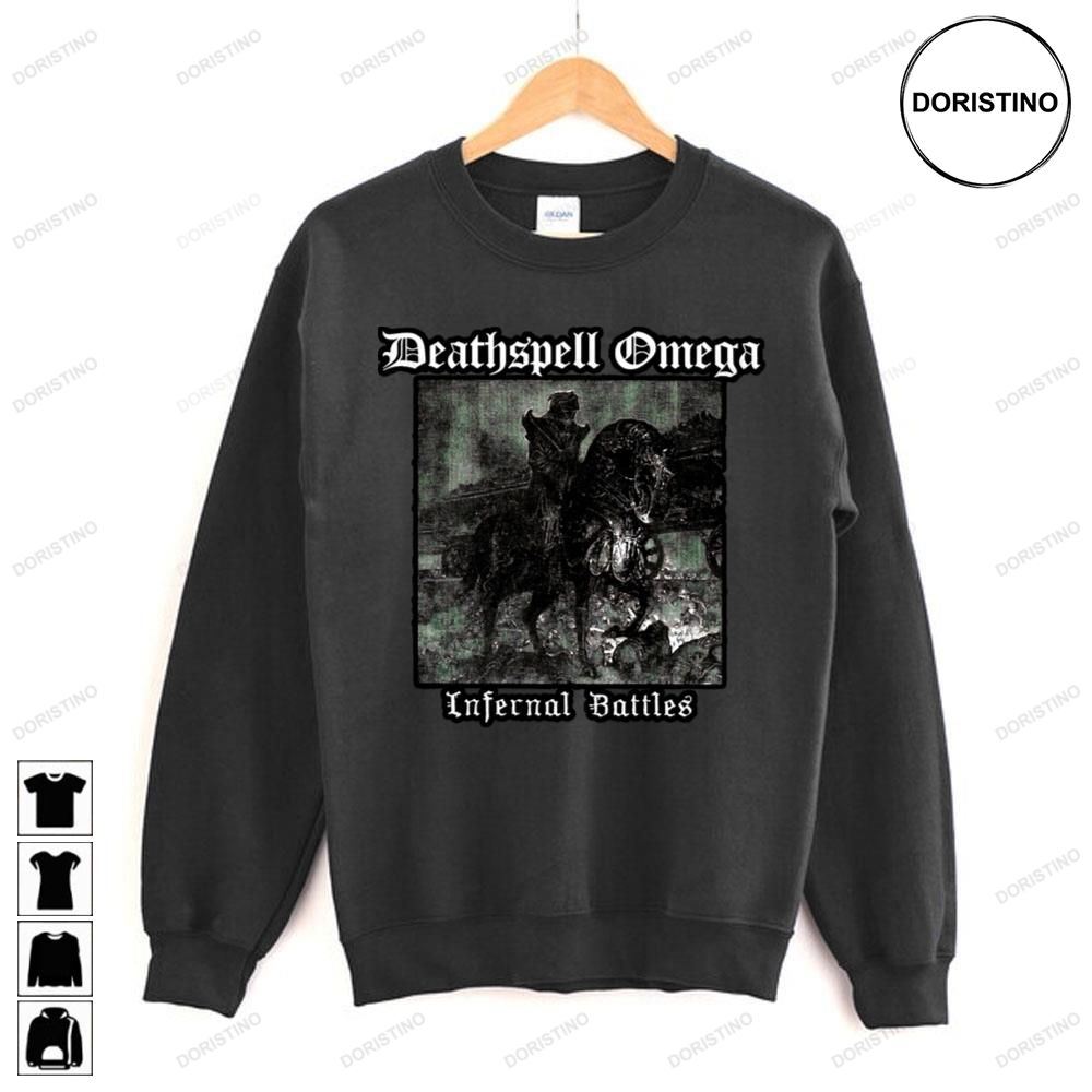 Equestrian Knight Internal Battles Deathspell Omega Limited Edition T-shirts